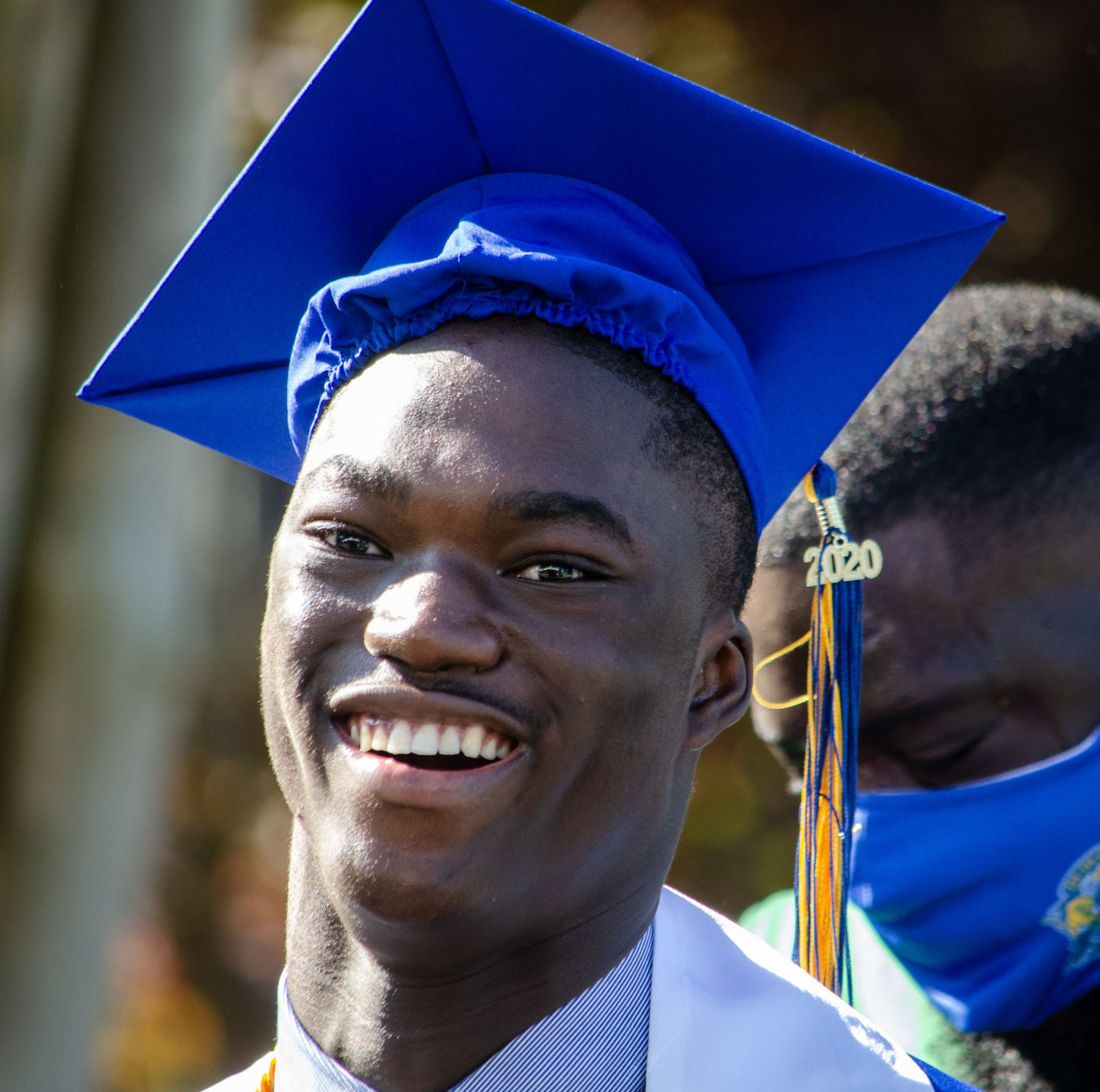 Dudley High School's drive-thru graduation